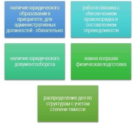 Необходимые квалификации для трудоустройства в МВД