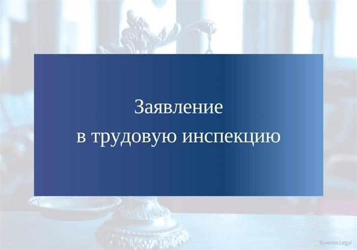 Заявление в органы трудового контроля о нарушении работодателем обязательств по выплате заработной платы