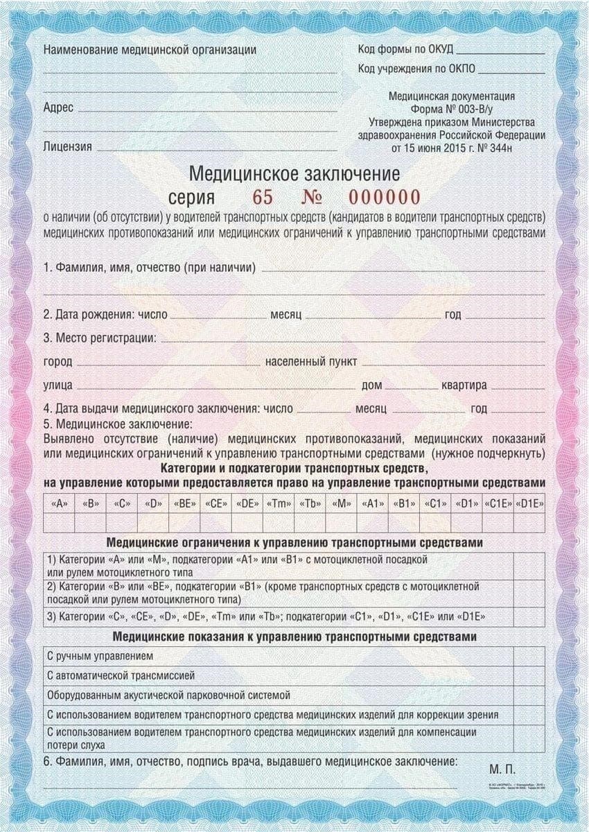 Как продлить или переоформить медицинскую справку