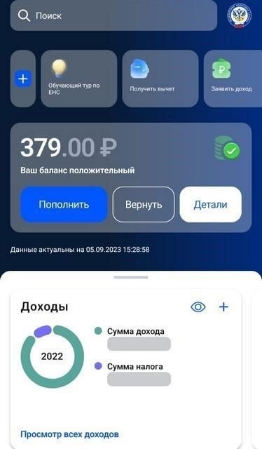 Настройка различных видов вычетов: Налоги, кредиты и пособия