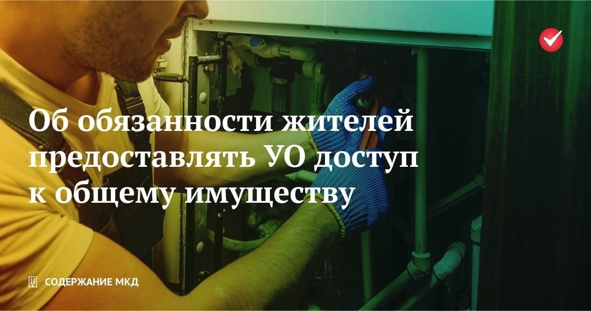 Обеспечение доступа к общему имуществу: Обязанности владельцев недвижимости