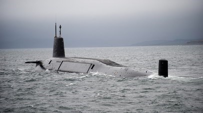Британская атомная подводная лодка HMS Vengeance.