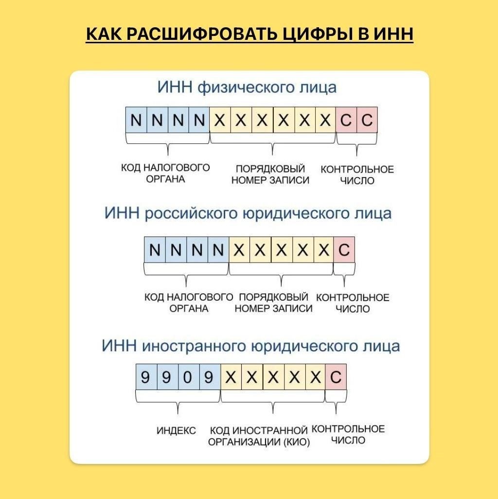 Основные финансовые показатели: ИНН и адрес