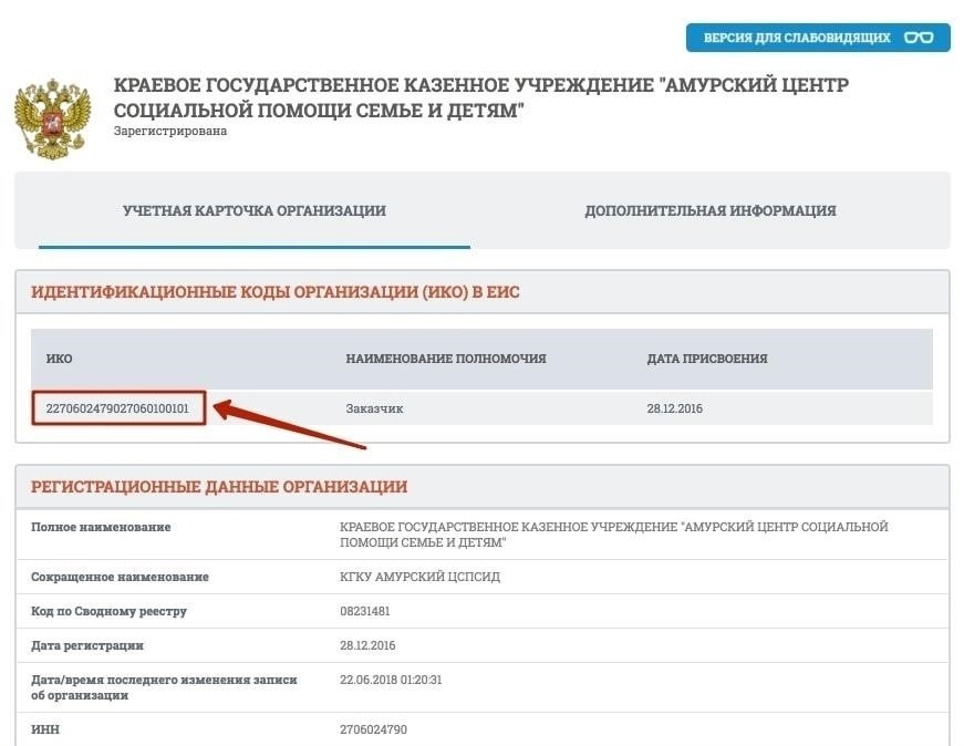 Понимание организационного кода заказчика (ИКО) в государственных закупках