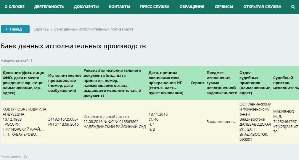 Пошаговое руководство по поиску номера исполнительного дела