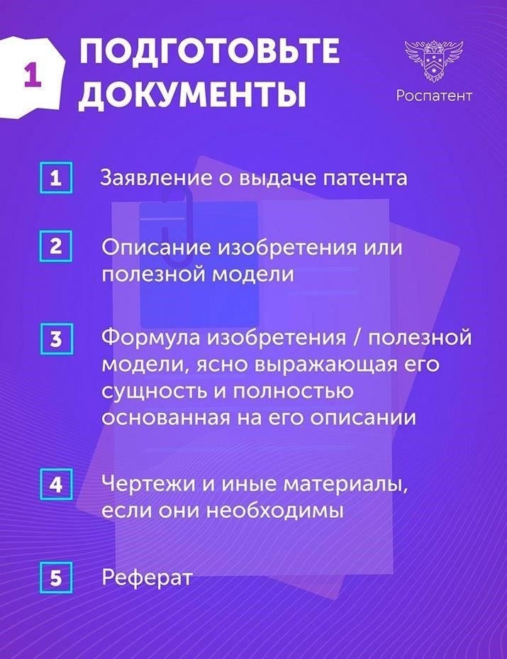 Процедура подачи заявки на патент в Роспатент