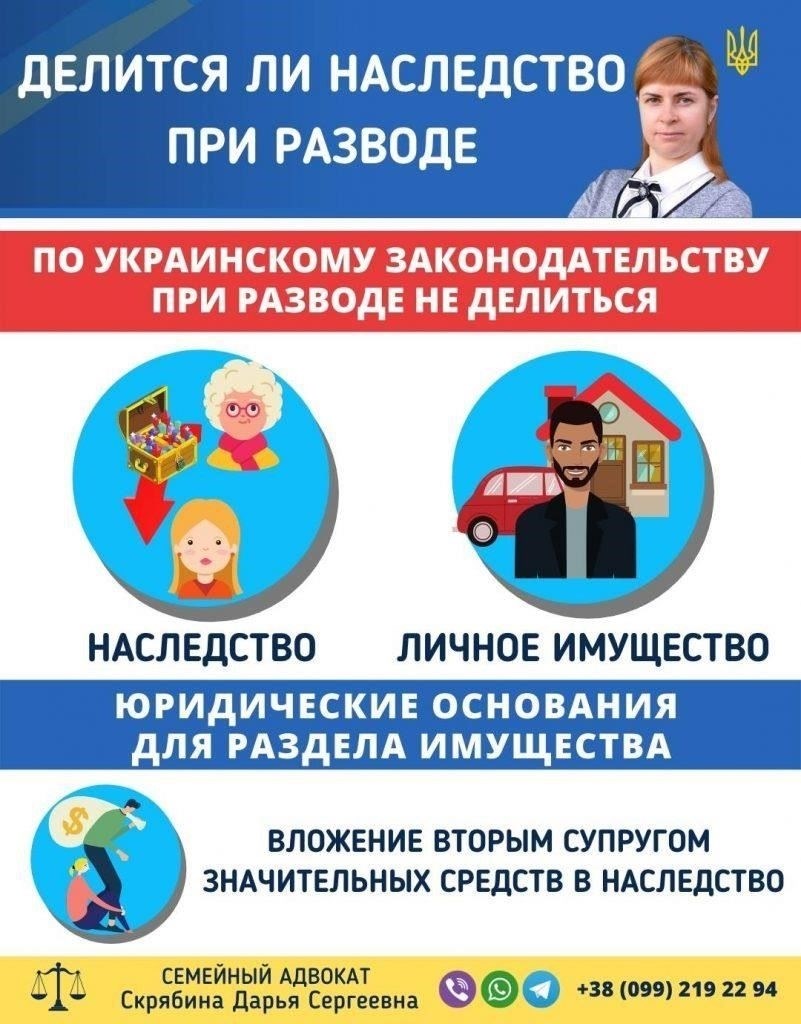 Влияние наследства на раздел имущества при разводе